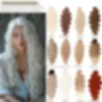 Thumbnail: 30Inch 200Grams Red Burgundy Blonde White 613# Nature High Temperature Bio