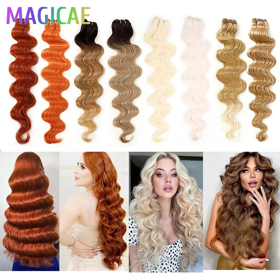 Thumbnail: 30Inch 200Grams Red Burgundy Blonde White 613# Nature High Temperature Bio