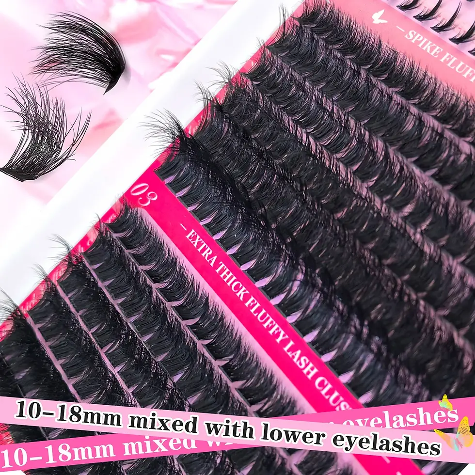 Thumbnail: Show-Stopping Top & Bottom Lash Kit – 250/740 Cluster Bombshell Fluffy Volume,