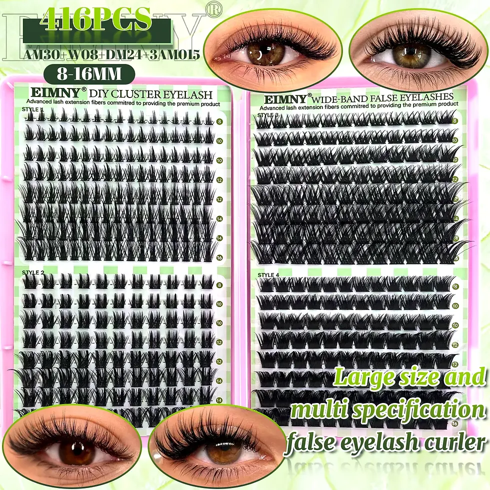 Thumbnail: Show-Stopping Top & Bottom Lash Kit – 250/740 Cluster Bombshell Fluffy Volume,