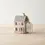Miniature : Maison en bois de Noël "étoile" 8 cm