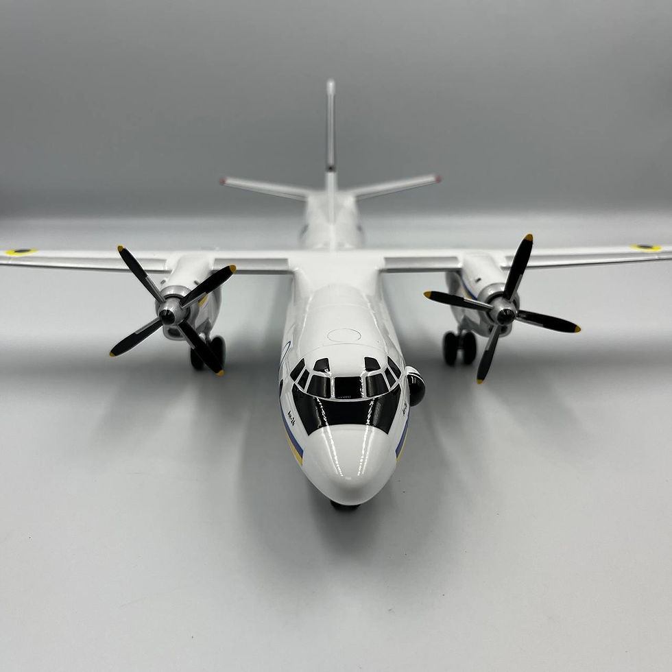 Thumbnail: Antonov 26 Ukraine Armed Forces B/N: 21 (blue) scale 1:72
