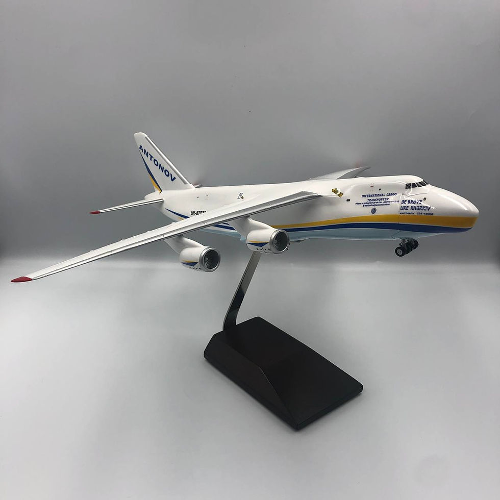 Прев'ю: Модель літака Antonov AN-124-100М UR-82027 "BE BRAVE LIKE KHARKIV"