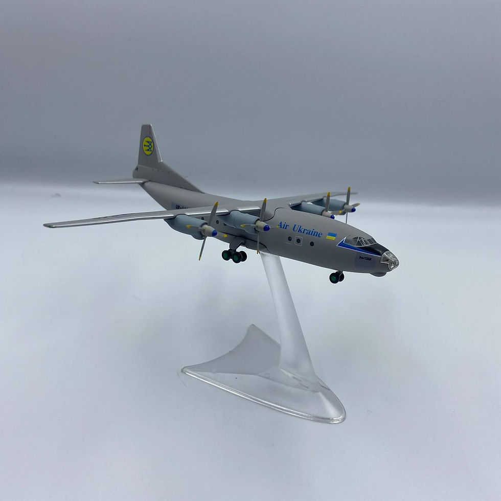 Thumbnail: Aircraft Model Antonov An-12 Air Ukraine UR-11346 Scale 1:200