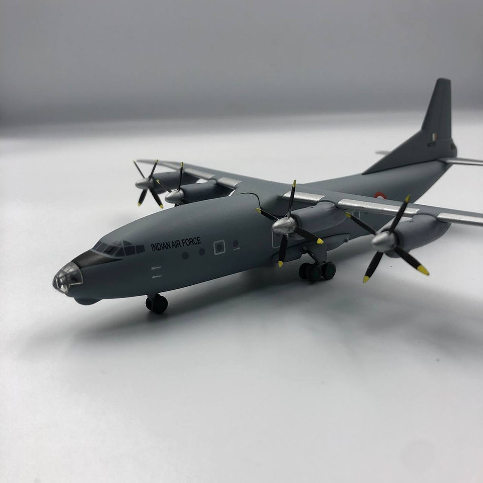 Thumbnail: Antonov An-12 Indian Air Force  model turboprop scale 1/200