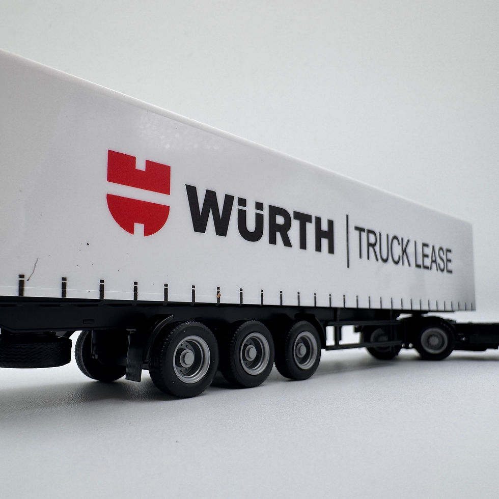 Thumbnail: Model of Cargo Truck Mercedes-Benz MB-00-001 WURTH TRUCK LEASE