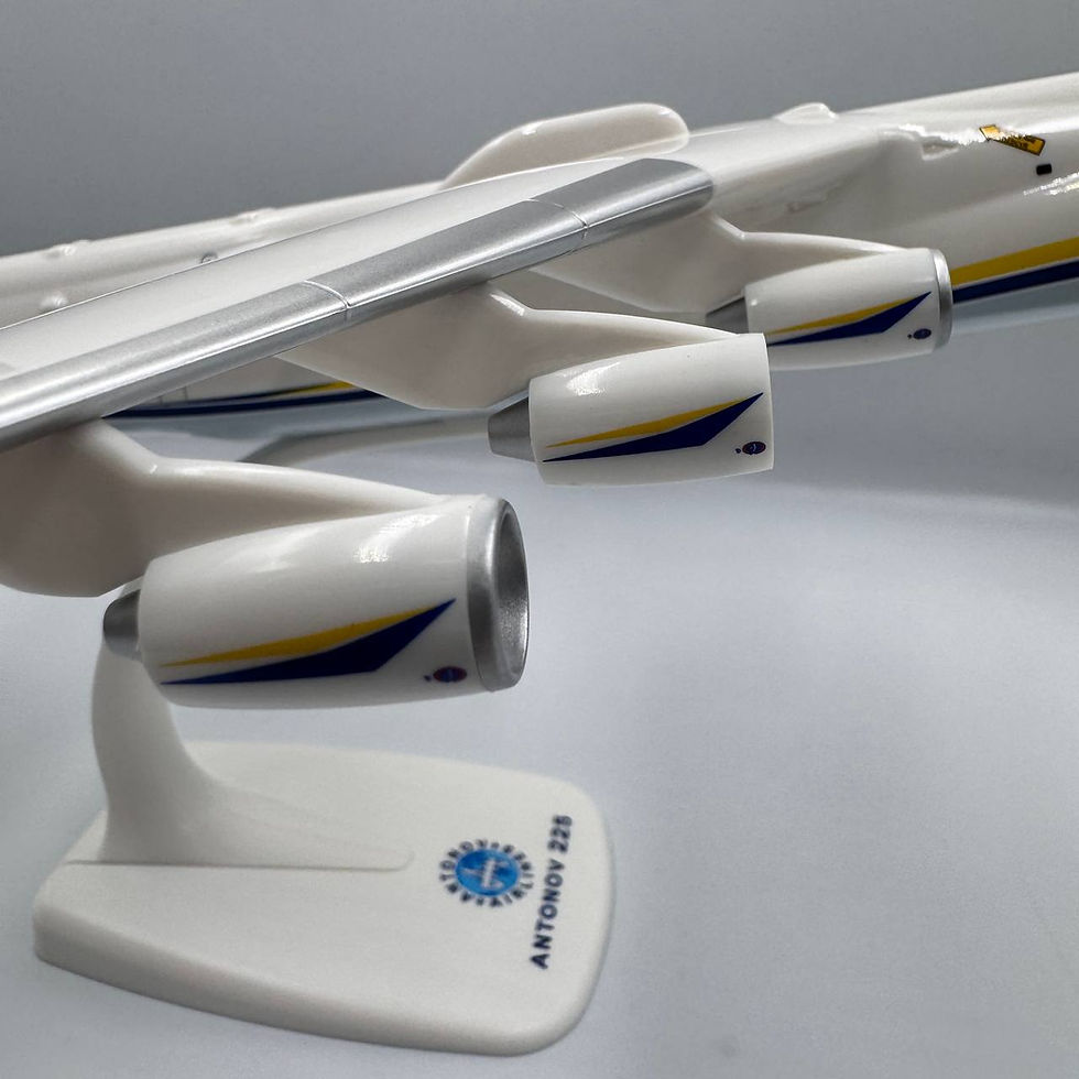 Прев'ю: Офіційна модель Антонов Ан-225 «Мрія», масштаб 1:250, виробник Herpa.
