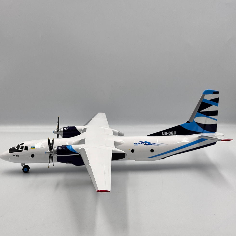 Thumbnail: Aircraft Model Antonov An-26 “Vulkan Air” UR-CQE – Scale 1/72
