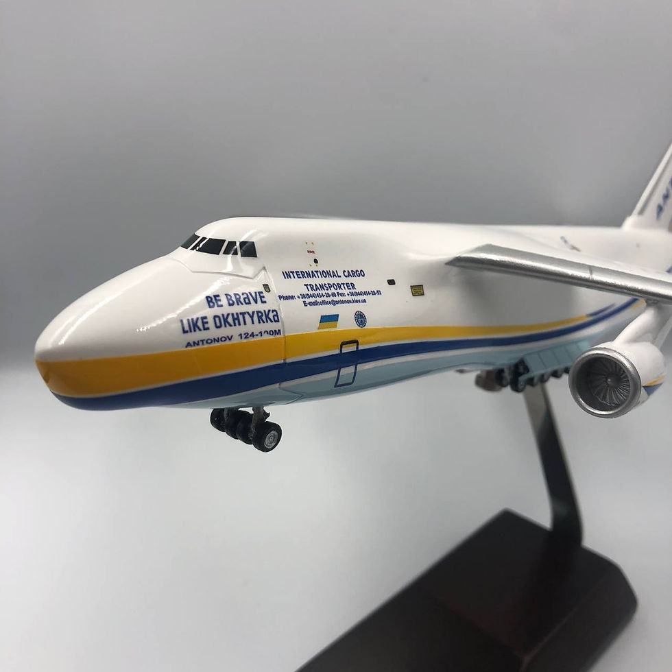 Прев'ю: Модель літака: Антонов АН-124-100М UR-82008 "BE BRAVE LIKE OKHTYRKA"