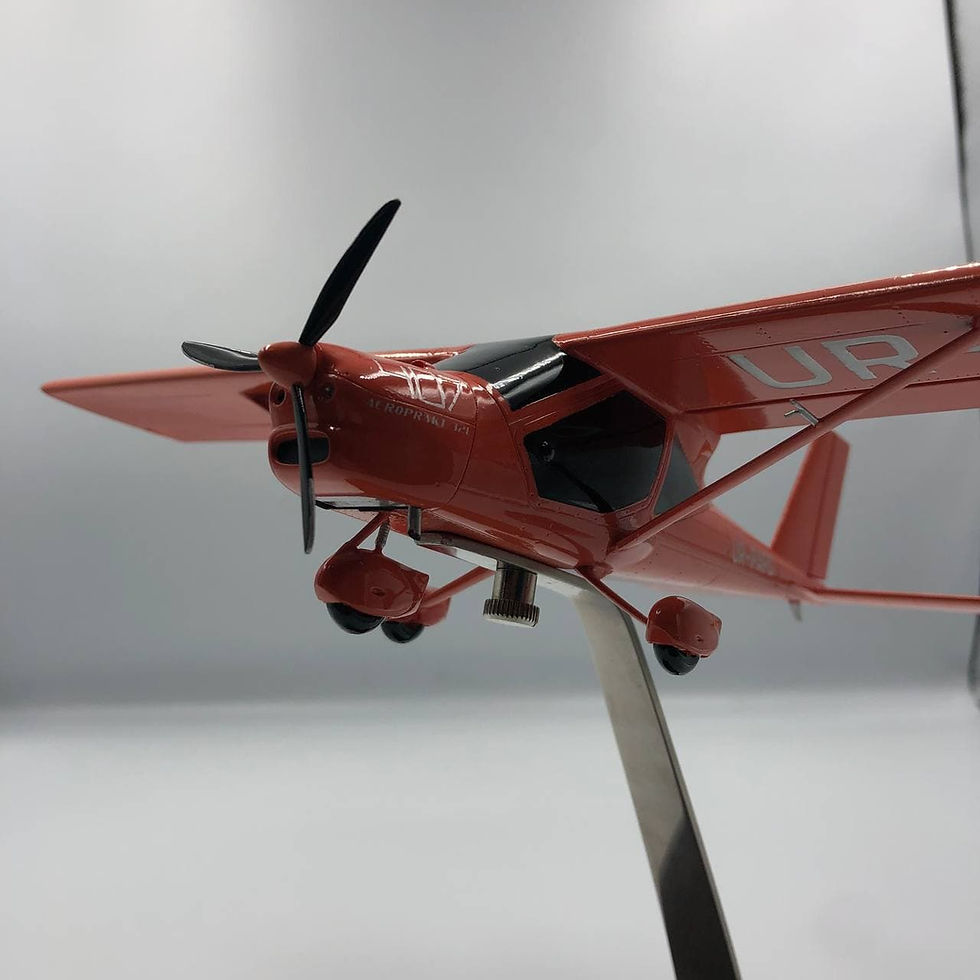 Прев'ю: Модель літака Aeroprakt A32L (Orange) Aeorklub Aeroprakt UR-PAPG демонстратор