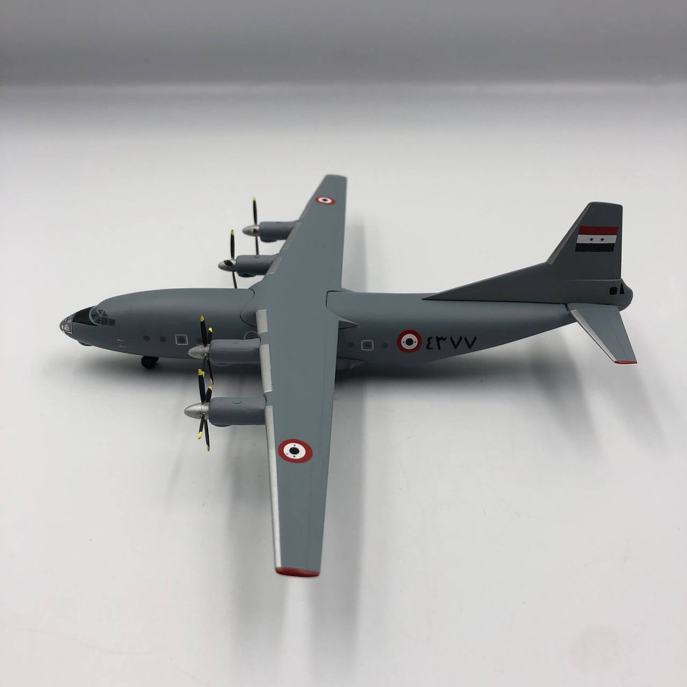 Thumbnail: Aircraft Model Antonov An-12 Egypt Air Force Scale 1:200