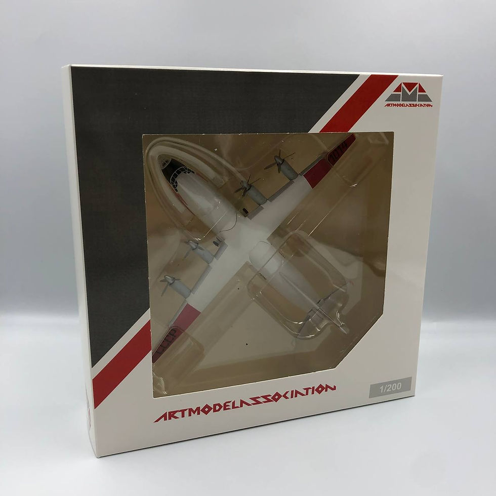 Прев'ю: Модель літака Antonov An-12 Aeroflot USSR Polar Aviation CCCP-11014 масштаб 1:200