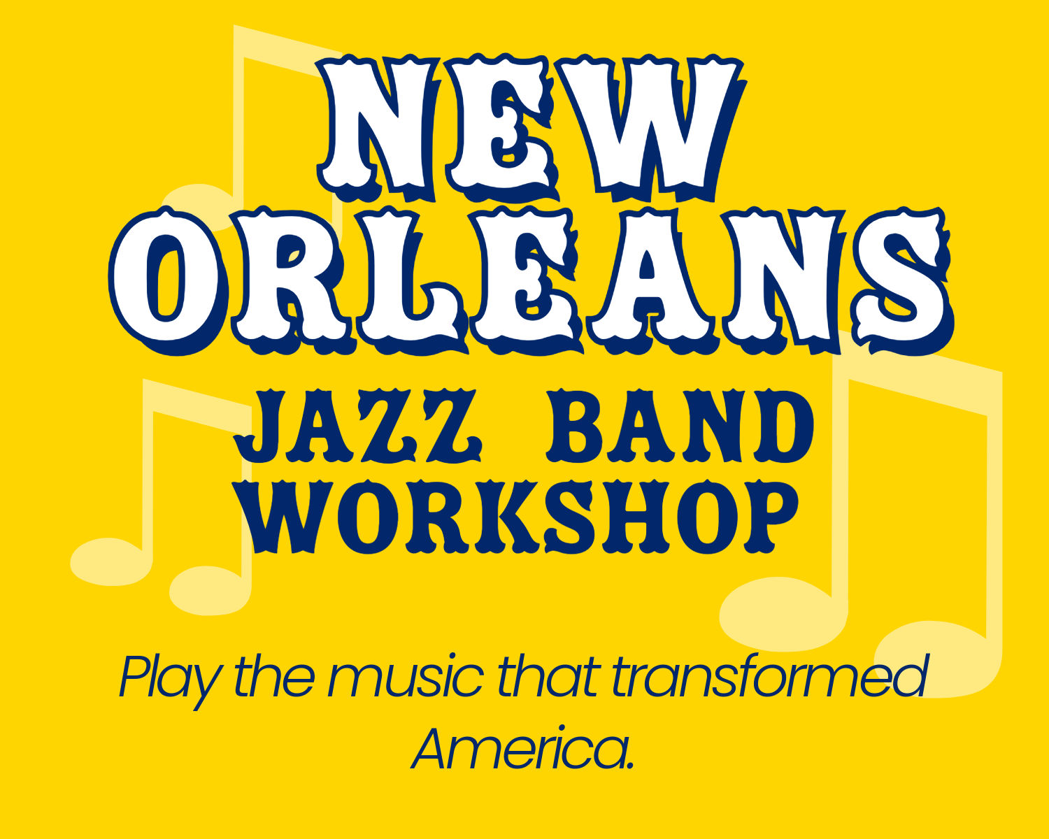 New Orleans Jazz Band Workshop