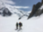 Weg zur Aiguille du Midi