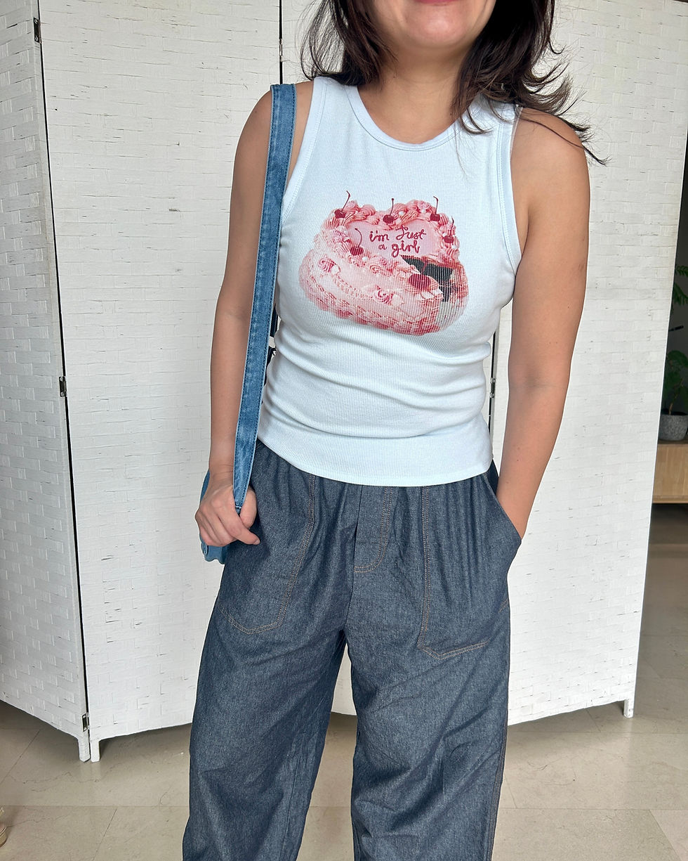 Just a Girl Cake Tank