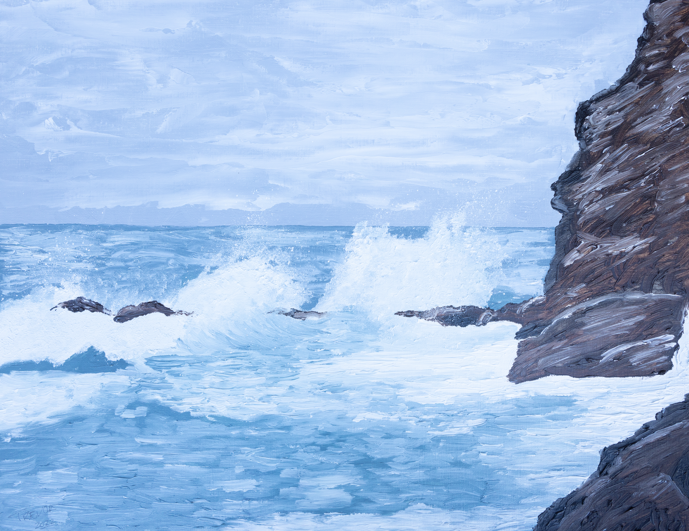 Seaview EastSide of Tintagel (Prints)