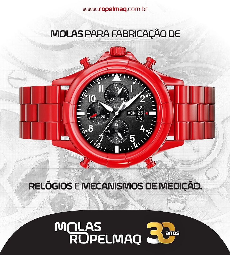 Molas para Fabricação de Relógios e Mecanismos de Medição