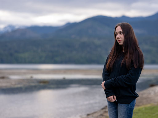 senior photos taken in Seabeck, Washington.
