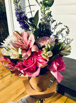 Wrapped Flower Bouquet