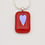 Thumbnail: Red Dichroic Heart Glass Necklace