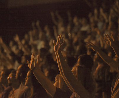 Audience Raising Hands