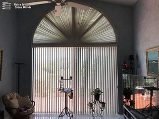 pvc-vertical-blinds-under-arch-livingroo