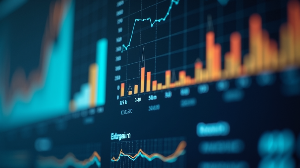 Close-up view of a sales dashboard showing key performance indicators