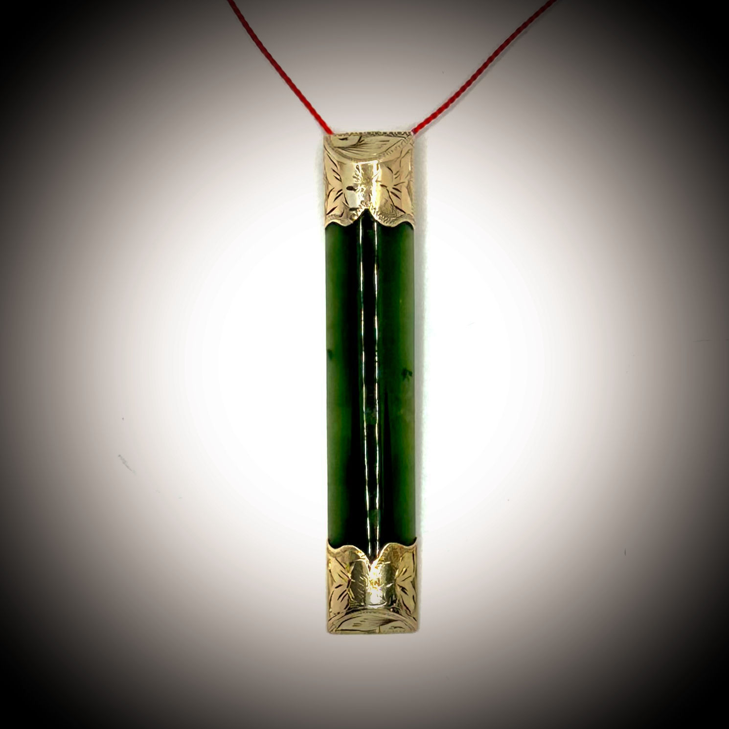9 Carat Gold Pounamu Pendant ~ An Important Edwardian-Era Treasure