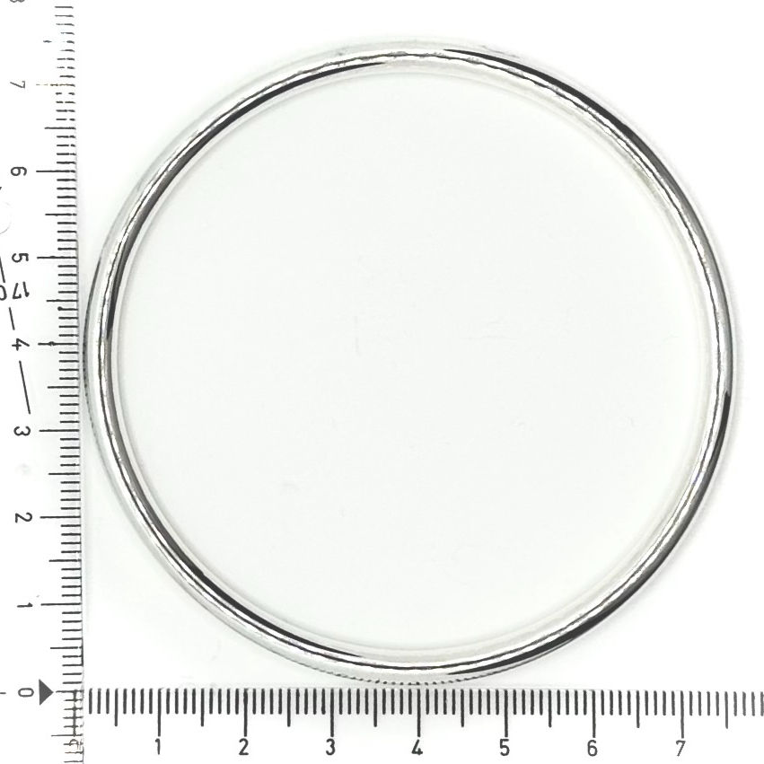 Thumbnail: Solid 4mm Golf Bangle in Sterling Silver