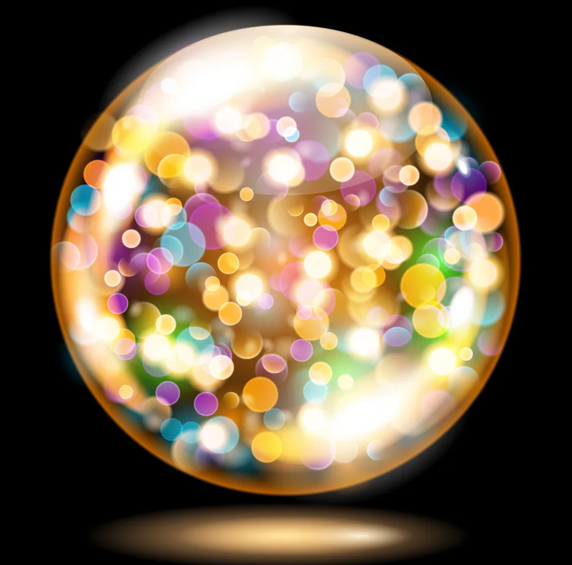 Glowing Sphere of Pearl - Spiritual Guidance & Self Acceptance