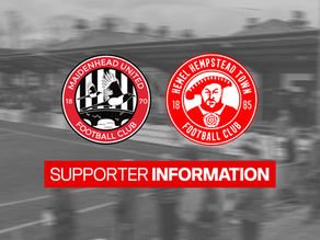 SUPPORTER INFORMATION | Maidenhead United (A)
