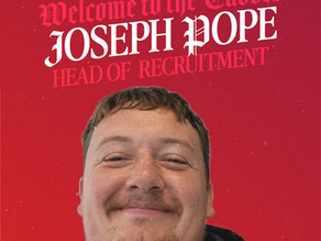 NEW HEAD OF RECRUITMENT | Joseph Pope