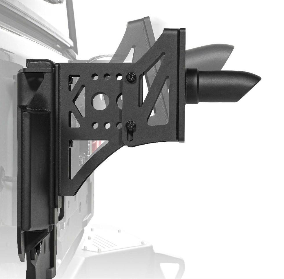 תמונה ממוזערת: Smittybilt HD Pivot Tire Carrier rear view