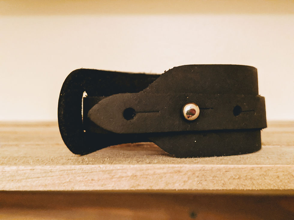 Thumbnail: Just Breathe Leather Wrap Bracelet