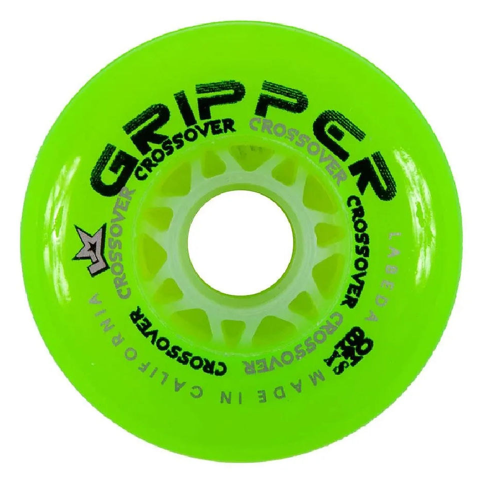Thumbnail: Labeda Gripper Green Indoor Roller Hockey Wheels (74A)