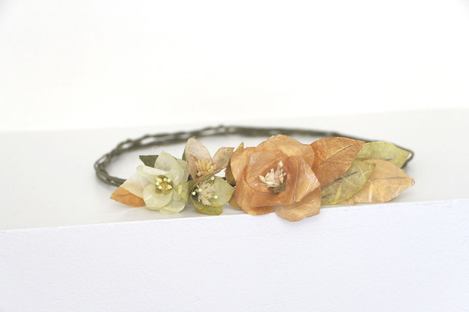 couronne de fleurs  large