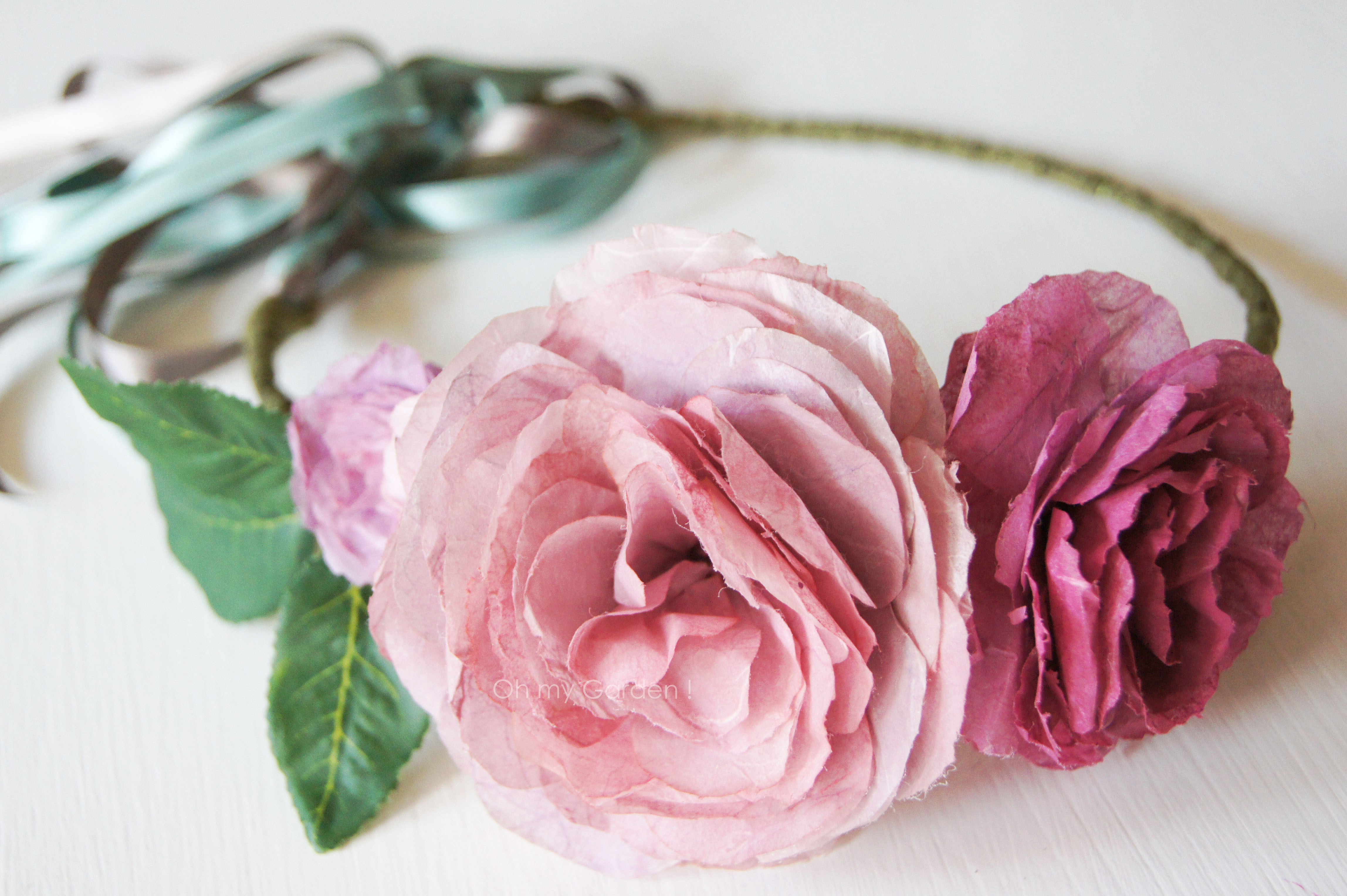 Couronnes roses anciennes
