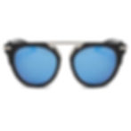 Miniatura: HANOVER | Unisex Fashion Brow-Bar Round Sunglasses