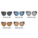 Miniatura: HANOVER | Unisex Fashion Brow-Bar Round Sunglasses