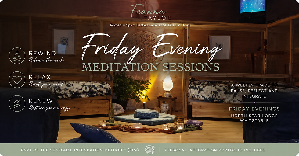 Friday Evening Meditation & Integration Sessions - Seasonal Integration Method™ (SIM)