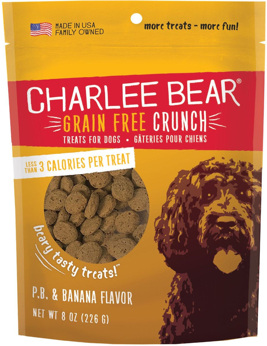 Thumbnail: Charlee Bear® Grain Free Bear Crunch Treats 8 Oz. Pouch
