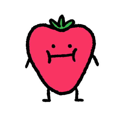 strawberry animated hippie pops.GIF