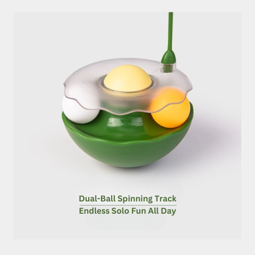 Thumbnail: Wobble Cat Toy with Feather Wand – Interactive Teaser Toy