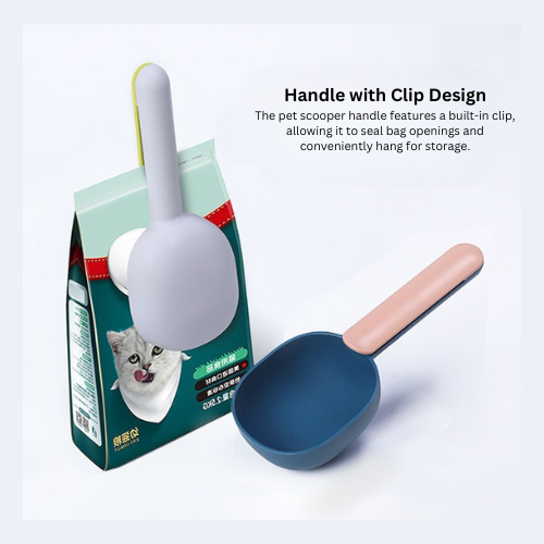 Thumbnail: Pet Food Scoop with Bag Clip – Measuring Scoop and Sealer