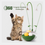 Thumbnail: Wobble Cat Toy with Feather Wand