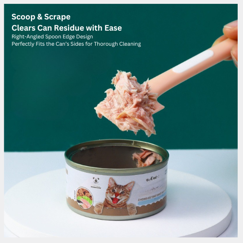 Thumbnail: Silicone Pet Can Spoon – Food Scraper Feeding Spoon