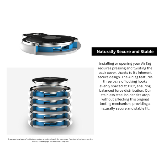 Thumbnail: Apple AirTag Metal Protective Case – Pet Tracker Holder