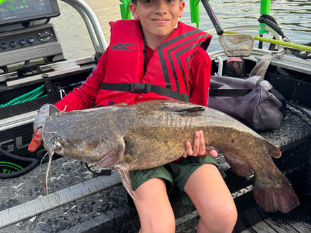 James River Fishing Report: 24lb Flathead & Birthday Bites!