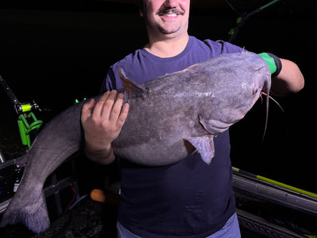 Birthday Trophy Blue Catfish Report | Goober Time Guide Service