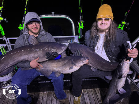 James River Giants bite at night! 2/28/2025 Fishing Report